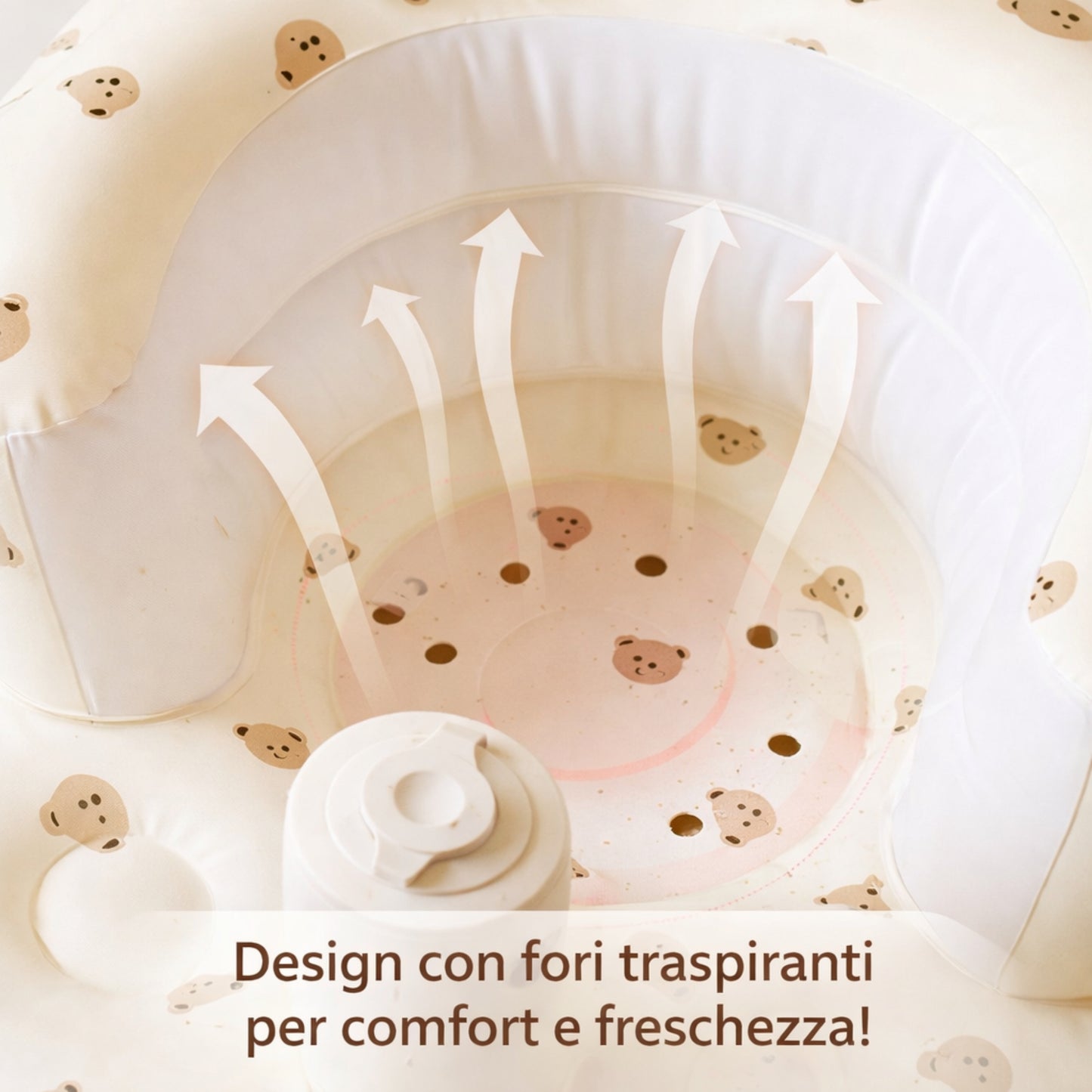 NidoAccogliente™ - Seggiolone Gonfiabile per Bambini