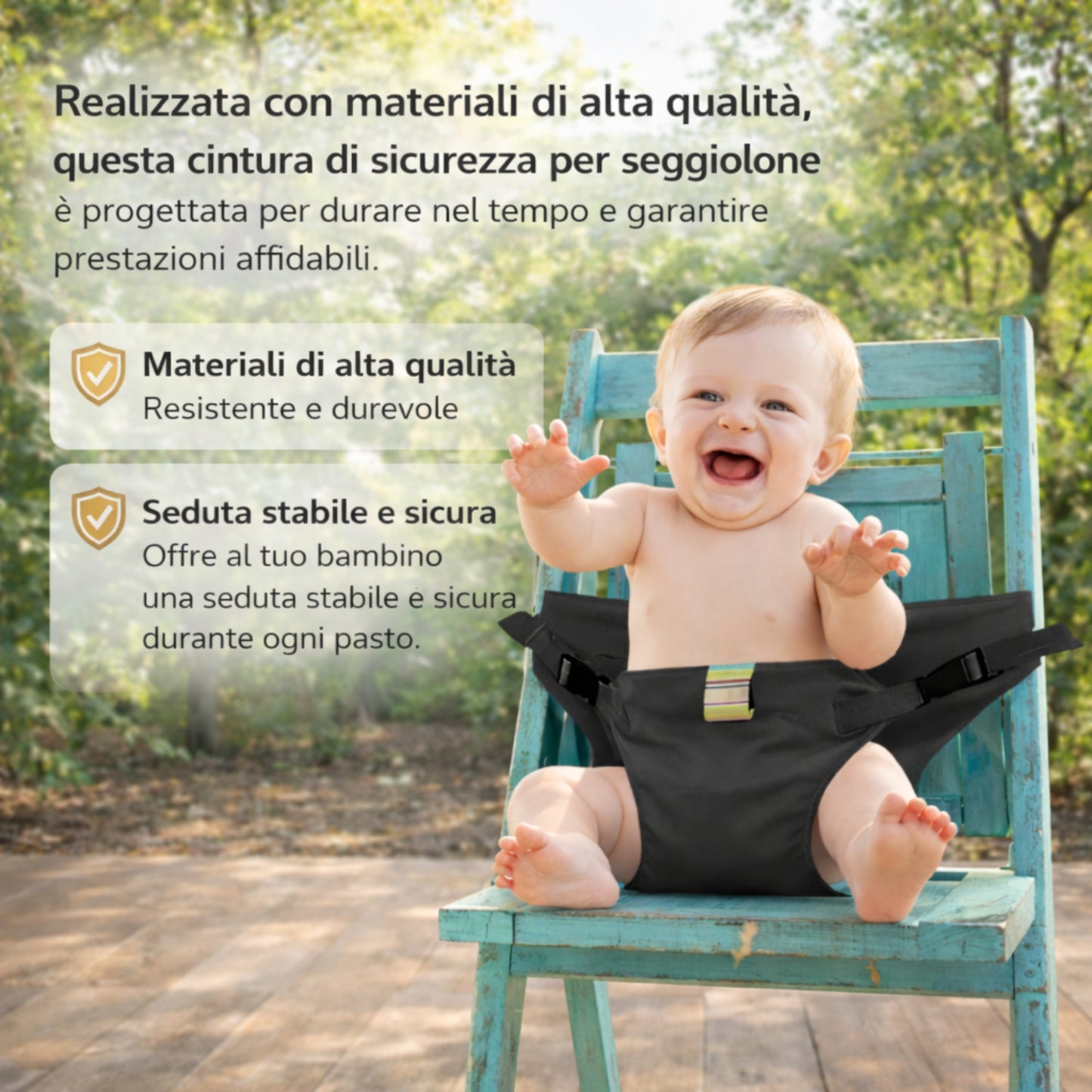 NidoSeat™ - Cintura Seggiolone Portatile