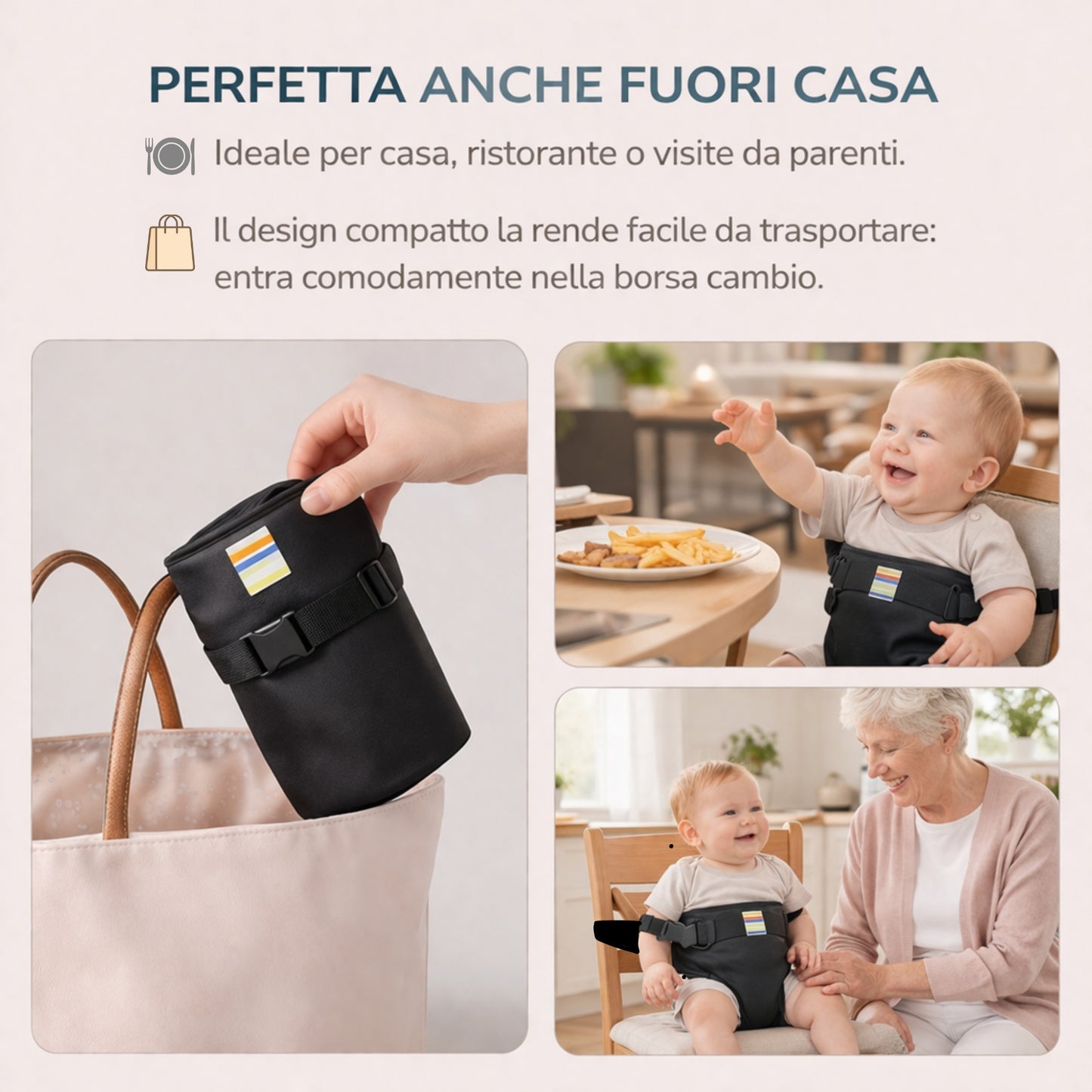 NidoSeat™ - Cintura Seggiolone Portatile