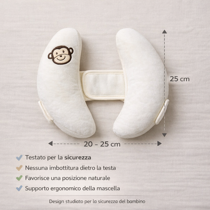 NidoSicuro™ - Supporto Ergonomico Testa e Collo Bambino