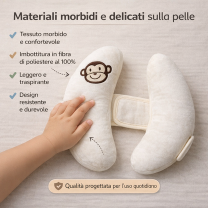 NidoSicuro™ - Supporto Ergonomico Testa e Collo Bambino